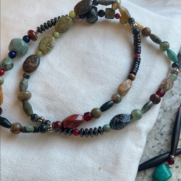 Jewelry - Multicolor Gemstone Beaded Necklace